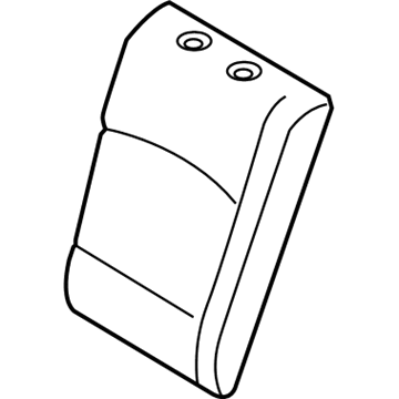 BMW 52-20-7-254-081 Cover Backrest Vinyl Left