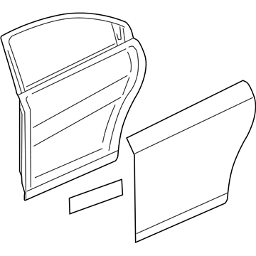 GM 84052334 Door Shell