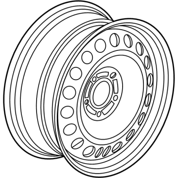 GM 42481737 Wheel, Steel