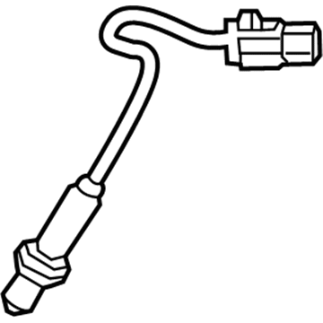 GM 12705534 SENSOR ASM-HTD OXY(PRE-CATALYST BANK 1 SE