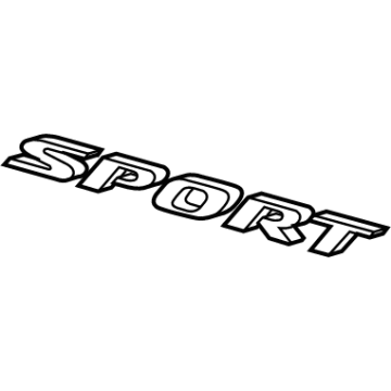 Honda 75752-TVA-A01 Emblem, Rear (Sport)