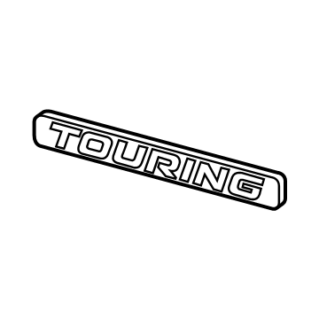 Honda 75716-T3Z-A01 Emblem, Rear Touring