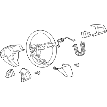 GM 23114535 Steering Wheel