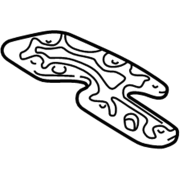 Lexus 12121-50200 Plate, Oil Pan Baffle, NO.1