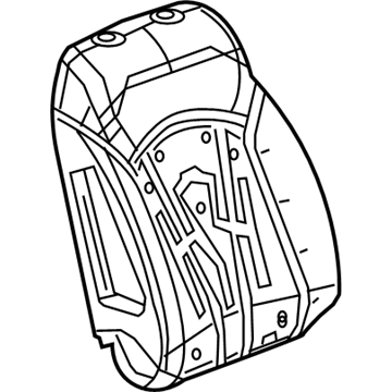GM 23426922 Seat Back Pad