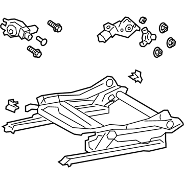 Lexus 72010-33590 ADJUSTER Assembly, FR Se