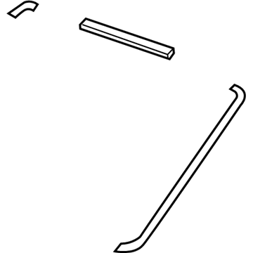 Acura 04731-SJA-000 Rubber Set, Front Windshield Dam