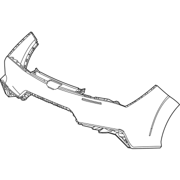 Acura 04715-31M-A00ZZ FACE, RR. BUMPER