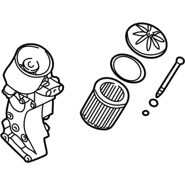 BMW 11-42-7-839-858 Oil Filter With Oil Cooler Connection