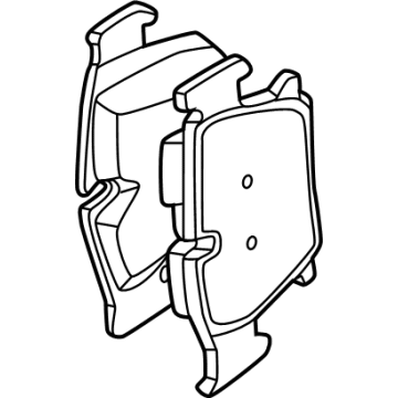 BMW 34-20-8-842-965 REPAIR KIT BRAKE PADS ASBEST