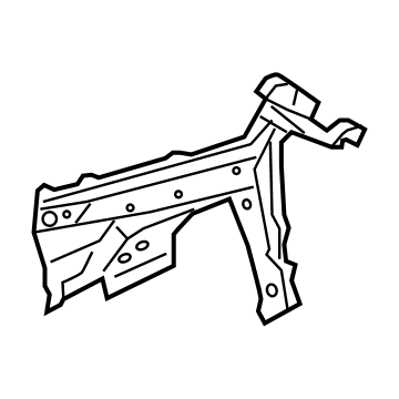 BMW 41-00-7-412-947 LEFT ENGINE COMPARTMENT PART