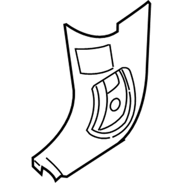 BMW 51-43-3-404-755 Lateral Trim Panel Front Left