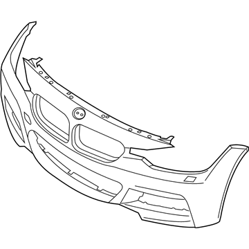 BMW 51-11-8-067-951 Panel, Bumper, Primed, Front