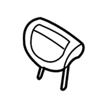 Kia 897004D150CS4 Headrest Assembly-Rear Side