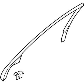 Kia 829103F000 Cover Assembly-Front Door Frame