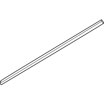 BMW 51-13-5-A16-5E5 BUMPER STRIP REAR DOOR LEFT