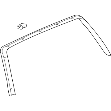 Lexus 67939-60070-A0 GARNISH, Back Door