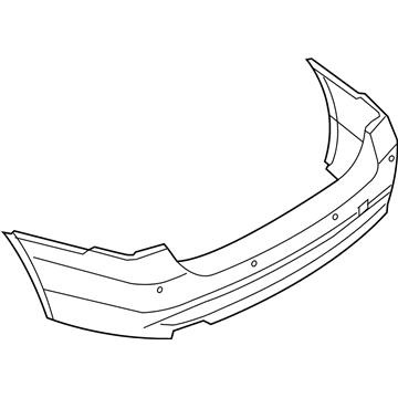 BMW 51-12-7-171-045 Panel, Bumper, Primed, Rear