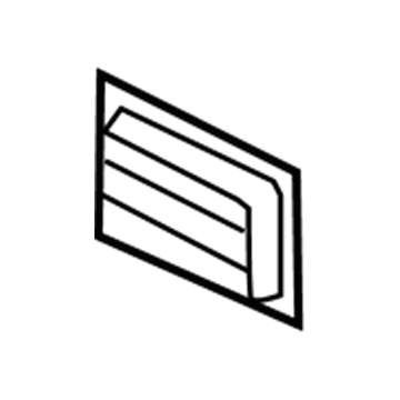 BMW 64-22-6-962-293 Breather Covering Rear