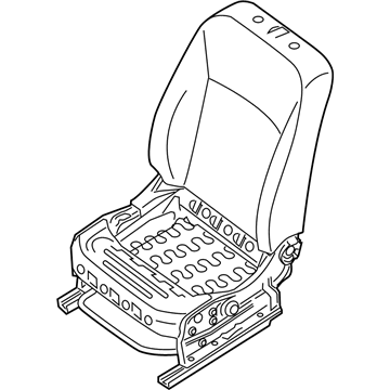 Nissan 87651-9AA0A Frame Assembly-Front Seat Back