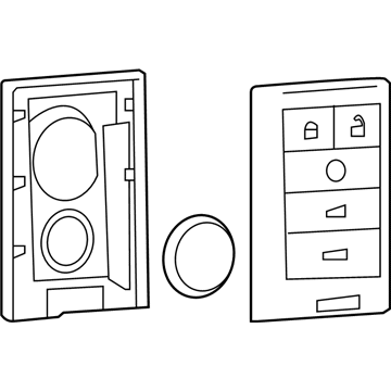 GM 13544034 TRANSMITTER ASM, R/CON DR LK & THEFT DTRNT