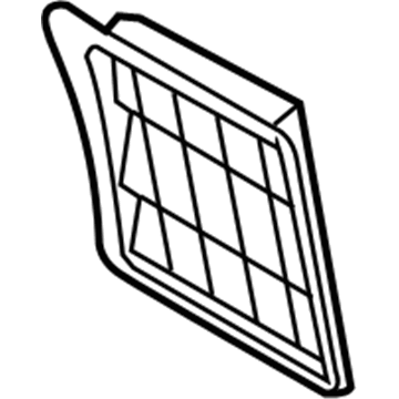 Nissan 76805-1JA0A Duct-Drafter, Outlet LH