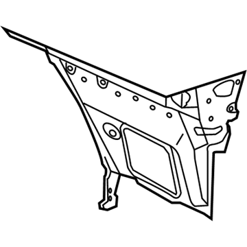 Nissan 78116-1JA1A Extension - Rear Fender, RH