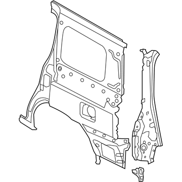Nissan 78100-1JA1A Fender Rear RH