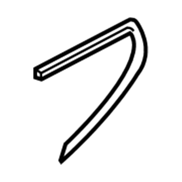 BMW 54-34-7-248-367 Seal, Fin, Left