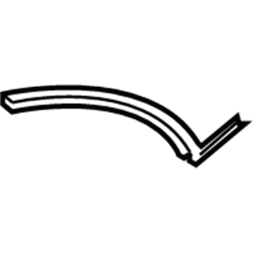 BMW 54-34-7-322-309 Gasket Rear Left