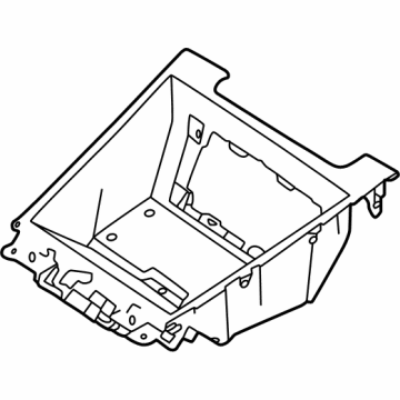 Hyundai 846T1-N9100-NNB COVER ASSY-CONSOLE TRAY