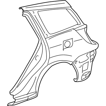 Toyota 61602-02160 Quarter Panel