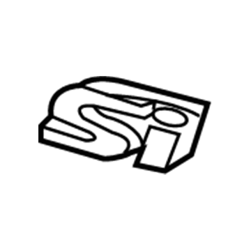 Honda 75732-SVB-A11 Emblem, Front (Si)