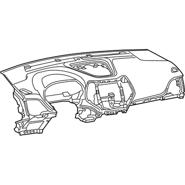 Mopar 6SP912X9AB INSTRUMEN-Base Panel
