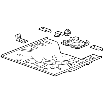 GM 22808191 Rear Floor Pan