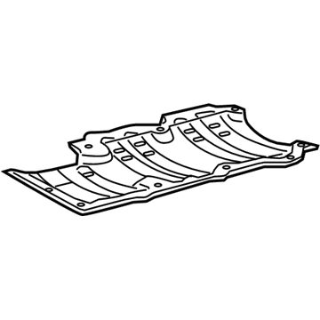 Lexus 12121-31080 Plate, Oil Pan Baffle, NO.1
