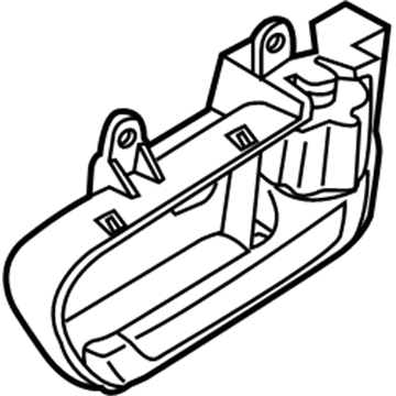 Infiniti 80670-CG012 Handle Assy-Door Inside, Rh