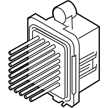 BMW 64-11-9-354-174 Fan Controller, Rear-Cabin Fan