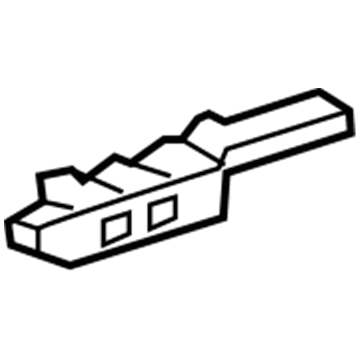 Lexus 66414-78010 SPACER, Side Rail, Rear
