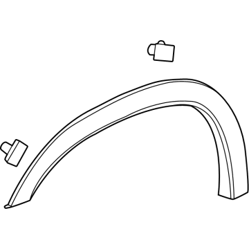 GM 84688377 MOLDING ASM-FRT WHL OPG *BLACK