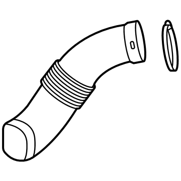 BMW 13-71-8-053-369 INTAKE DUCT, RIGHT