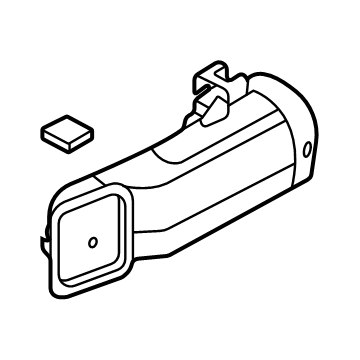 BMW 13-71-8-053-368 INTAKE DUCT, RIGHT