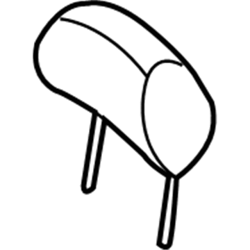 Nissan 86400-JB01B HEADREST-Front