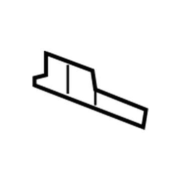 GM 22887093 Lower Impact Bar Center Bracket
