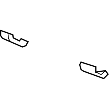 GM 96848509 Lower Impact Bar Side Bracket
