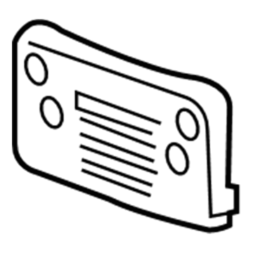 GM 96848586 License Bracket