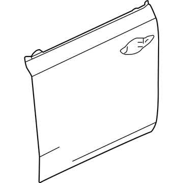 Acura 67111-TZ5-A00ZZ Skin, Right Front Door