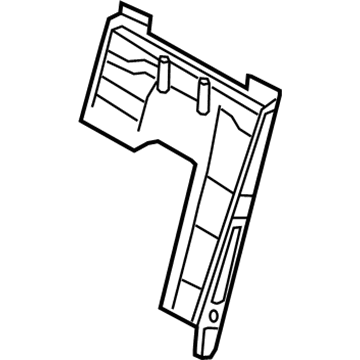 Hyundai 89310-3J500-6T Frame Assembly-3rd Seat Back, LH