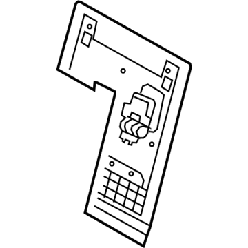 Hyundai 89051-3J500-7Q Board Assembly-Rear Seat Back
