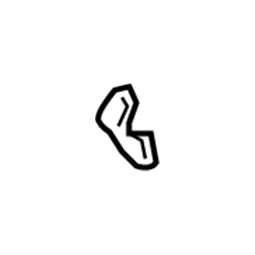 Lexus 53557-53011 Catch, Hood Auxiliary Hook